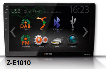 Zenec Z-E1010 Autoradio custom da 10" con DAB+ / Bluetooth / SmartLink / WebLink - TechSoundSystem.com