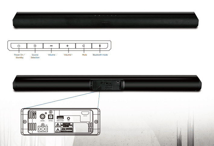 Wharfedale VISTA 200 Soundbar hi-fi stereo 2x30W