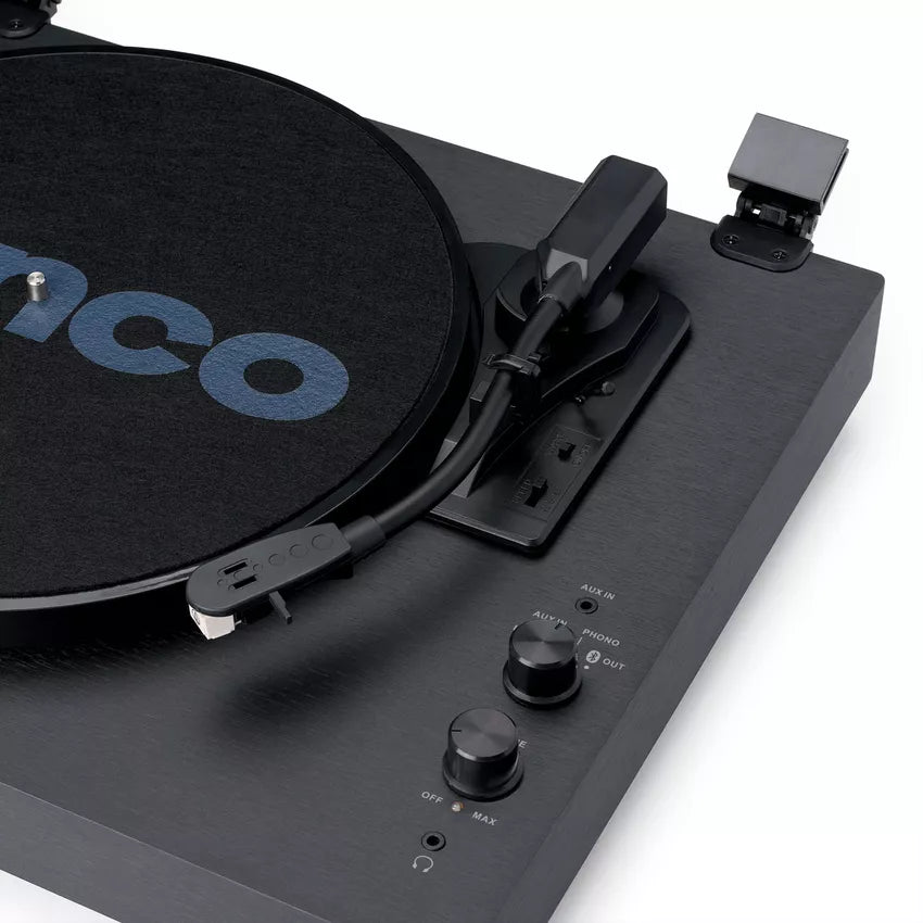 LENCO LS-60BK Giradischi con altoparlanti integrati e Bluetooth®, testina Audio technica