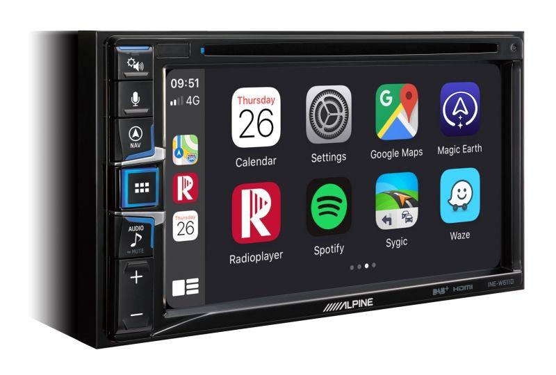 Alpine INE-W611DC autoradio 2 din CAMPER TRUCK con GPS, DAB+, Apple Car Play, Android Auto - TechSoundSystem.com