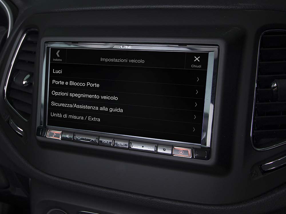 Alpine INE-W720JC Autoradio per JEEP COMPASS da 9" con navigatore - TechSoundSystem.com