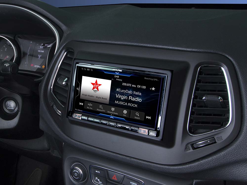 Alpine INE-W720JC Autoradio per JEEP COMPASS da 9" con navigatore - TechSoundSystem.com
