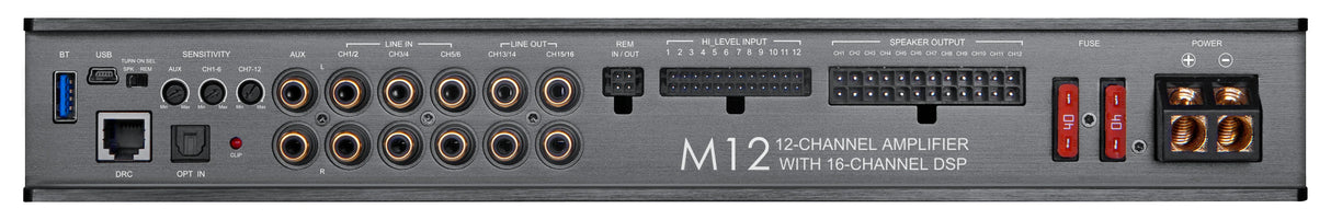 Musway M12 amplificatore in classe D a 12 canali con DSP a 16 canali