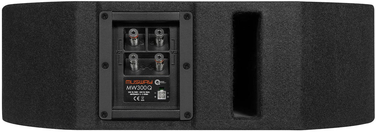Musway MW300Q subwoofer bassreflex 6 X 9“ 2+2 Ohm 400W
