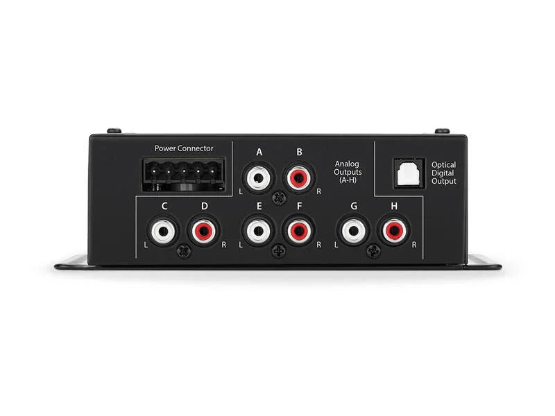 JL Audio TwK-D8 processore DSP con ingresso digitale ottico e 8 uscite RCA