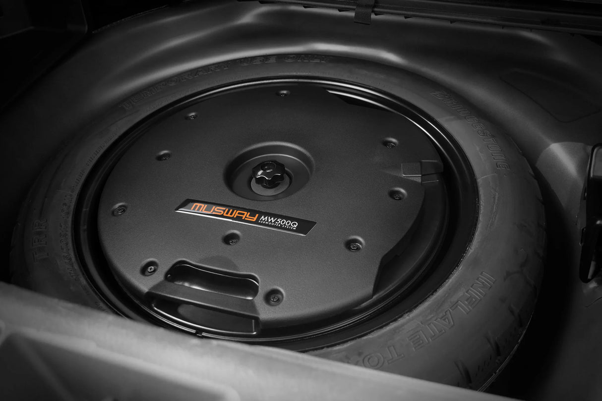 Musway MW500Q dual subwoofer bassreflex 2 x 130mm 4+4 Ohm 300W