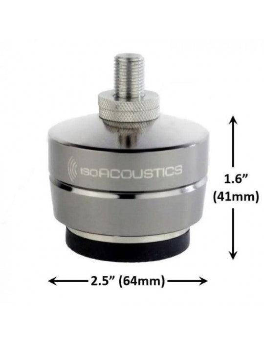 Isoacoustics GAIA I - Isolanti acustici per diffusori high end, Peso ammesso 100 Kg (set da 4 PZ) - TechSoundSystem.com