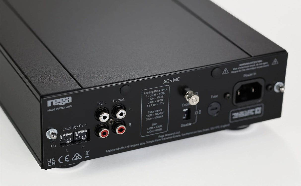 REGA AOS MC Preamplificatore a bobina mobile (stadio phono MC) completamente regolabile