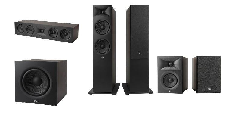 JBL Stage 2 Kit 5.1 : 240B Surround + 260F Frontali + 245C Centrale + 200P Subwoofer - TechSoundSystem.com