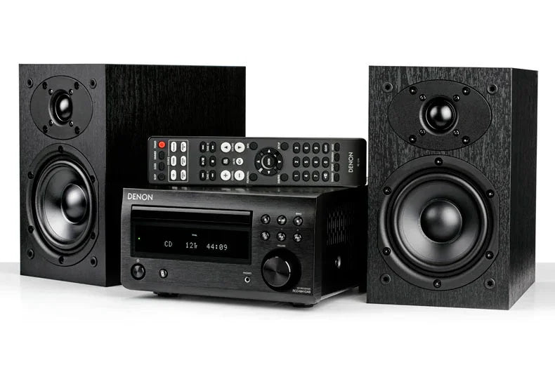 DENON D-M41DAB Sistema Micro HiFi con sintoamplificatore RCD-M41DAB + diffusori SC-M41, NERO/NERO