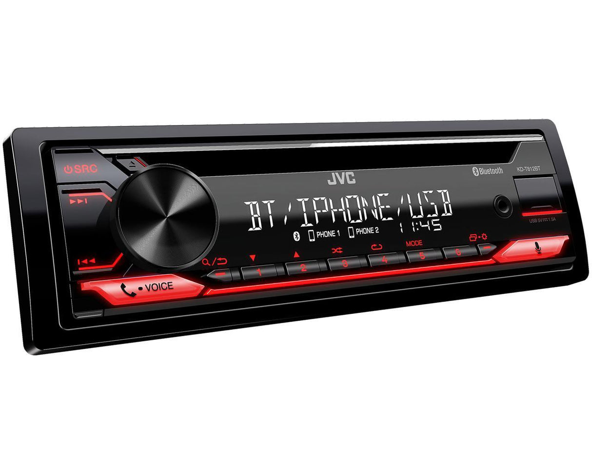 JVC KD-T812BT autoradio 1 din Amazon App Alexa / Bluetooth / USB / Spotify / FLAC - TechSoundSystem.com