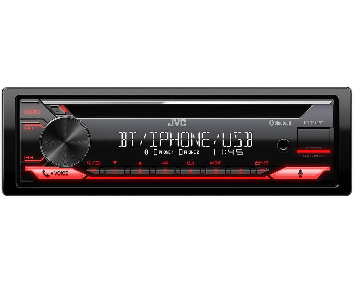 JVC KD-T812BT autoradio 1 din Amazon App Alexa / Bluetooth / USB / Spotify / FLAC - TechSoundSystem.com