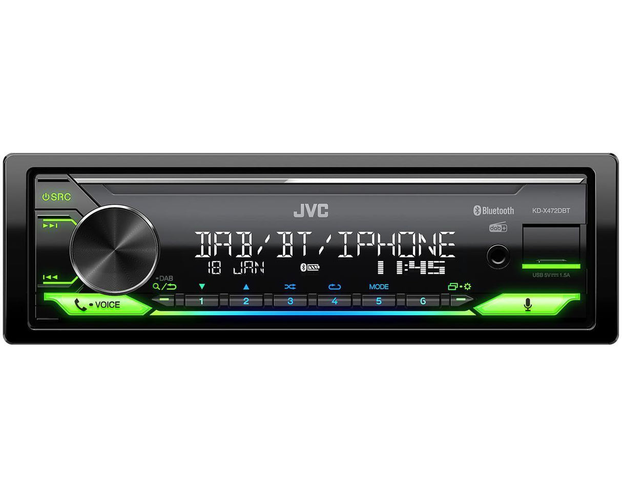 JVC KD-X472DBT autoradio 1 DIN con Amazon Alexa / DAB+ / USB / ingresso AUX / FLAC / EQ a 13 bande - TechSoundSystem.com