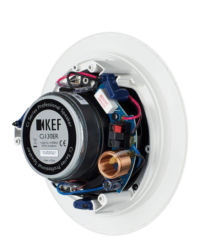 KEF Ci130ER Diffusori rotondi 2 vie da incasso a soffitto. Tweeter concentrico (COPPIA) - TechSoundSystem.com