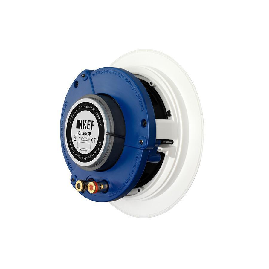 KEF Ci130QR Diffusore 2 vie Uni-Q rotondo da incasso. Woofer 13Cm. Tecnologia TANGERINE. - TechSoundSystem.com