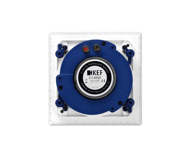 KEF Ci130QS Diffusore 2 vie Uni-Q quadrato da incasso. Woofer 13Cm. Tecnologia TANGERINE. - TechSoundSystem.com