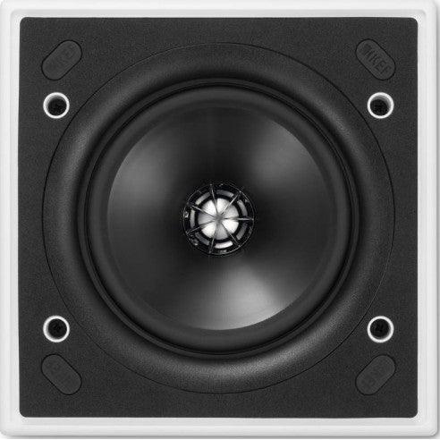 KEF CI130QSFI diffusore da incasso quadrato FLASH MOUNT 2 vie Uni-Q. Woofer 13Cm - TechSoundSystem.com