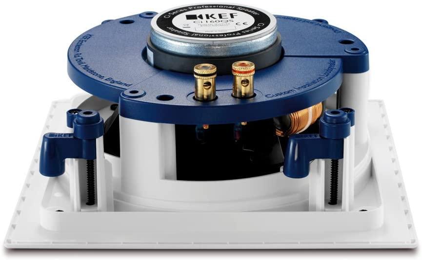 Kef Ci160QS Diffusore da incasso quadrato 2 vie Uni-Q. Woofer 16Cm. Tweeter 1,9Cm. Tecnologia TANGERINE. - TechSoundSystem.com