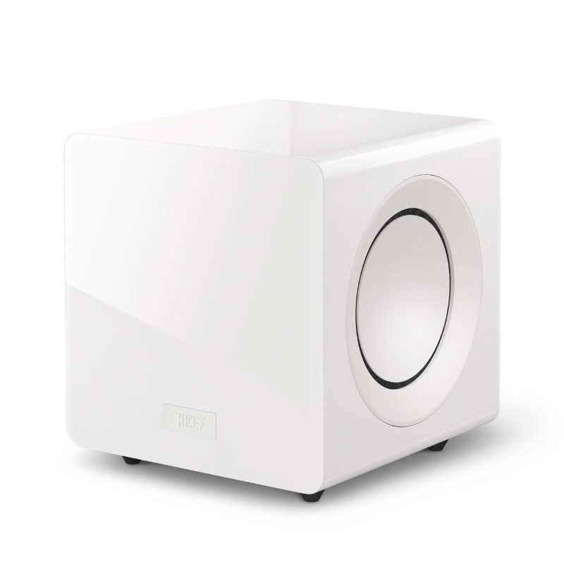 KEF KC92 BIANCO Subwoofer con doppio driver da 9" con cancellazione della forza 1000W RMS - TechSoundSystem.com