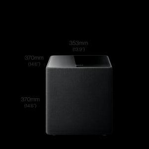 KEF KUBE 10 MIE Subwoofer amplificato Hi-Fi 300w in cassa chiusa con DSP - TechSoundSystem.com