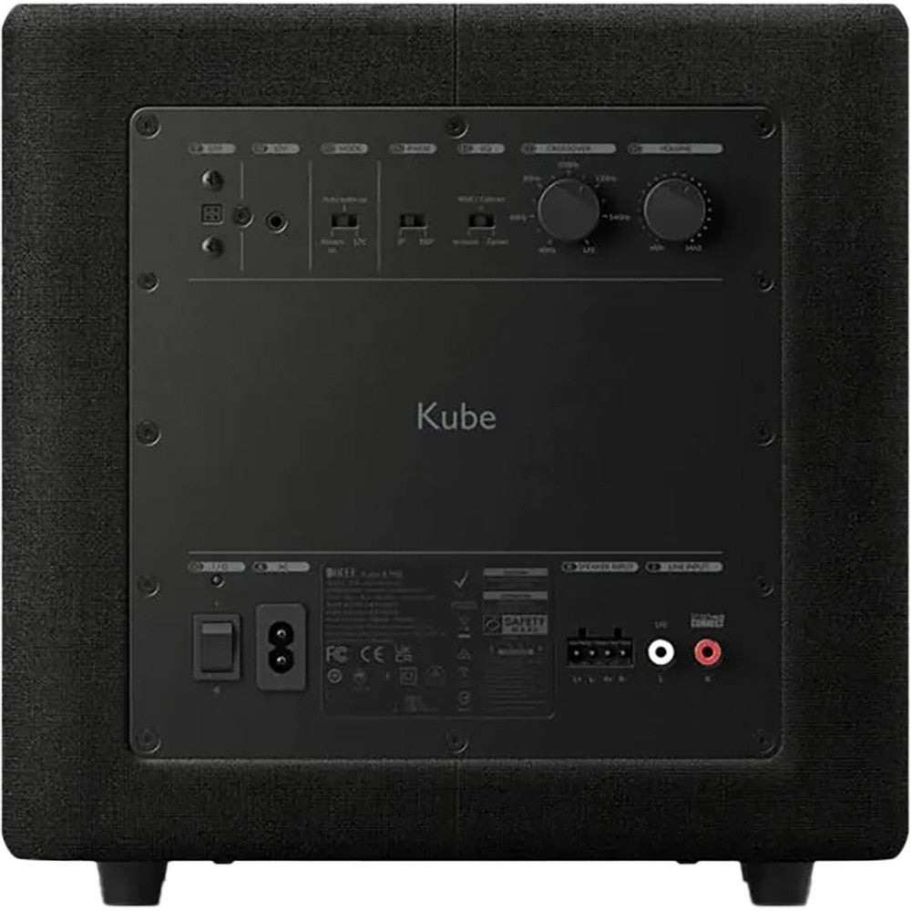 KEF KUBE 8 MIE Subwoofer amplificato 8" Hi-Fi 300w in cassa chiusa con DSP - TechSoundSystem.com