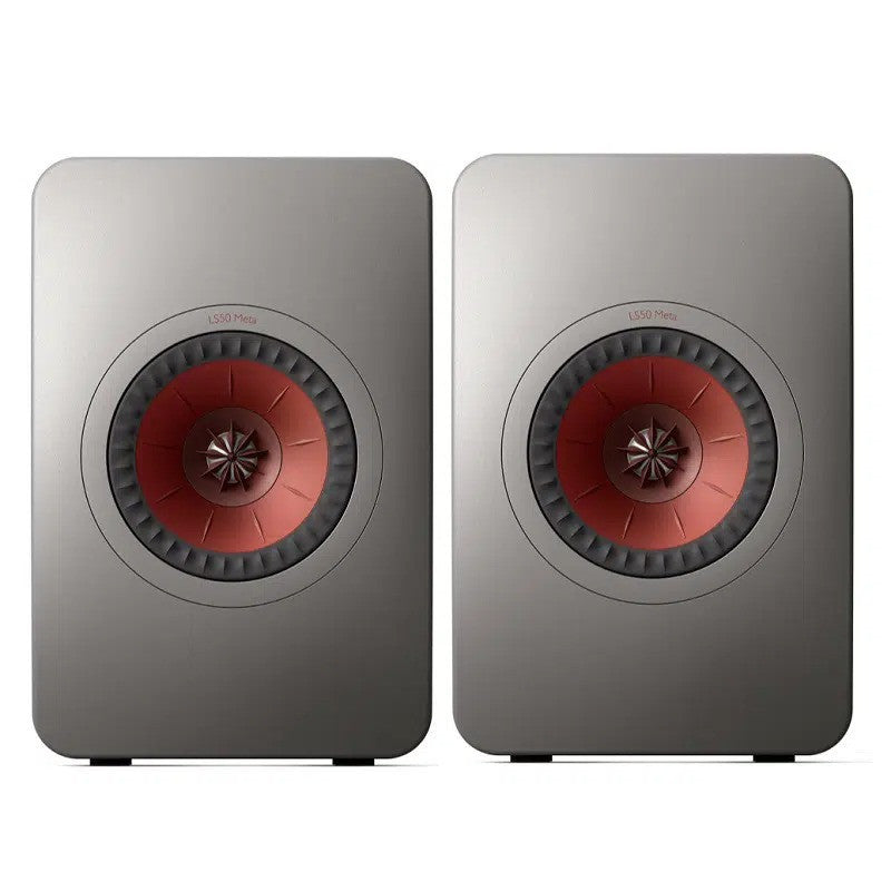 KEF LS50 META TITANIUM diffusori passivi da scaffale Uni-Q con MAT