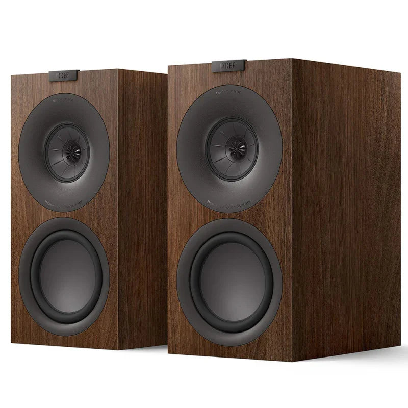 Kef Q Concerto META WALNUT Diffusore da Scaffale 3 vie 180W driver Uni-Q Array (COPPIA)