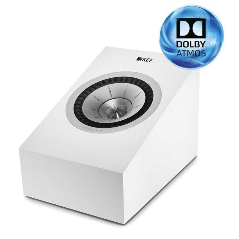 KEF Q50A WHITE Diffusori (COPPIA) ATMOS ENABLED - UNI-Q Mid-woofer 130mm - tweeter 25 mm - 100W - TechSoundSystem.com