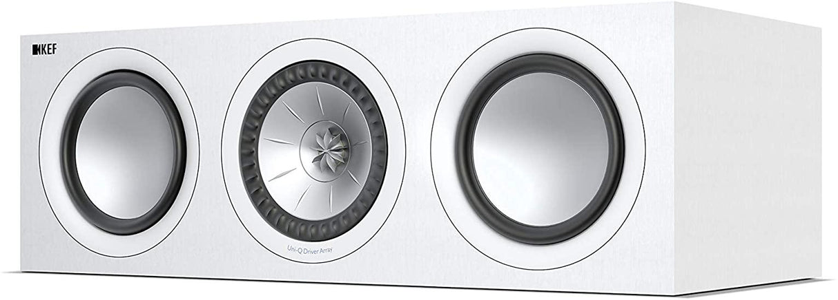 KEF Q250C diffusore centrale White Vinyl UNI-Q Midwoofer 130mm da 100W - TechSoundSystem.com