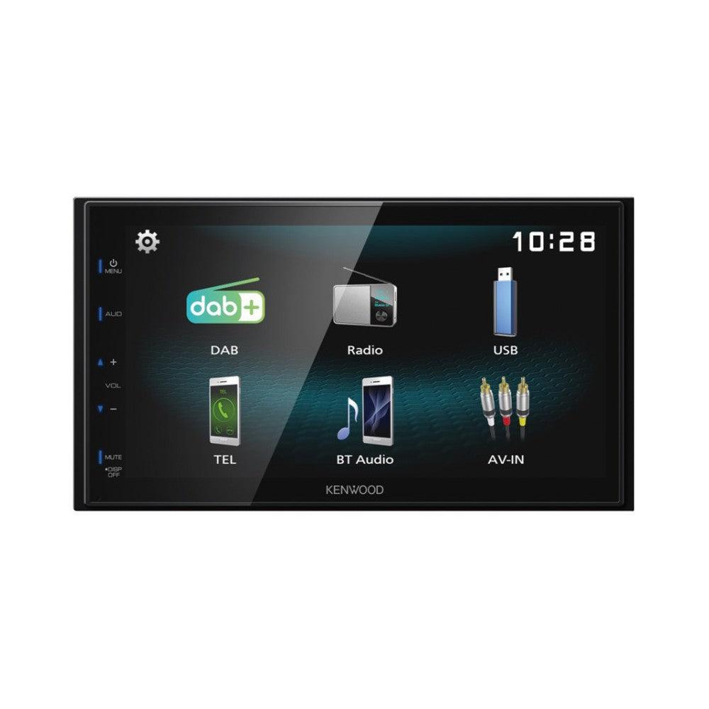 Kenwood DMX125DAB autoradio 2 din, radio DAB+ integrato e Bluetooth - TechSoundSystem.com