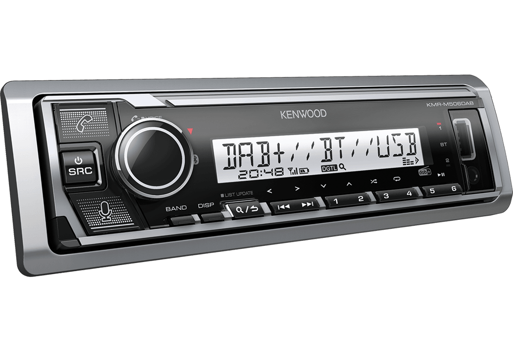 Kenwood KMR-M506DAB autoradio 1 DIN MARINO con radio DAB, bluetooth - TechSoundSystem.com