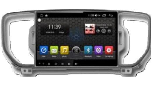 HARDSTONE HS KIA05-ELC4 + cablaggi completi e DAB autoradio per KIA SPORTAGE 2015-2021, Android 10.0 - TechSoundSystem.com