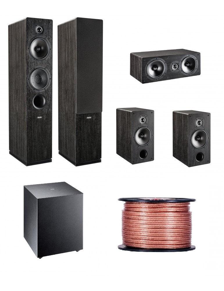 INDIANA LINE KIT COMPLETO 5.1: TESI 561+261+761+ SUB ATTIVO BASSO 840 - TechSoundSystem.com