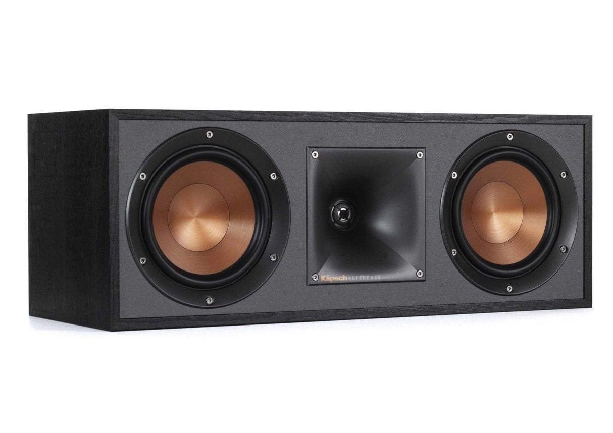 Klipsch R-52C BLACK diffusore per canale centrale sospensione pneumatica a 2 vie REFERENCE da 400W - TechSoundSystem.com