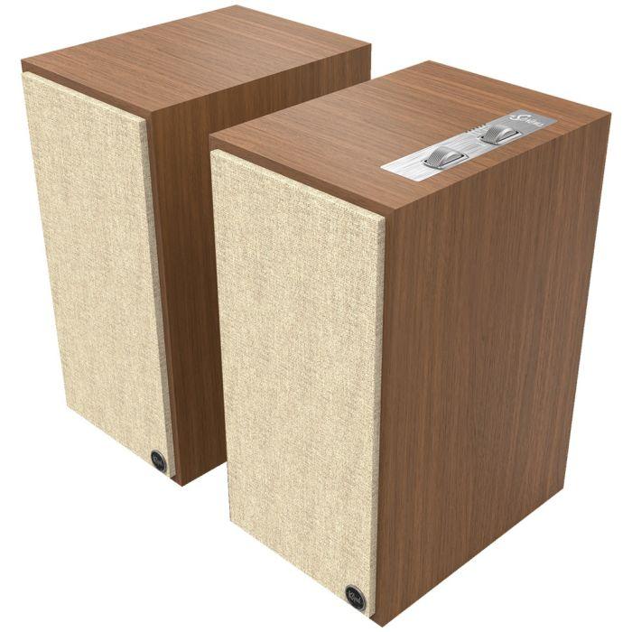 Klipsch The Sevens Walnut Diffusori attivi 240W Bluetooth 5.0 A2DP, ingresso PHONO