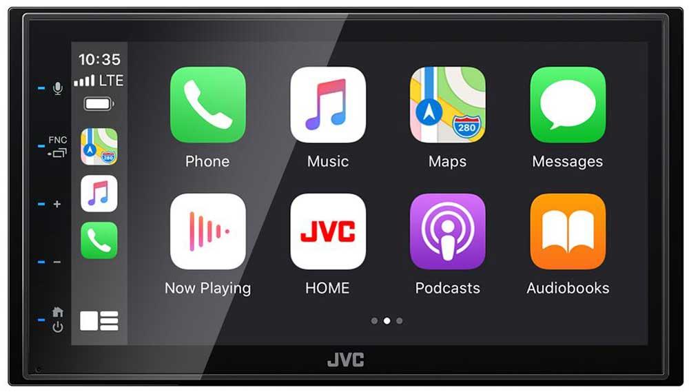 JVC KW-M565DBT autoradio 2 DIN con DAB+ car play e android auto, bluetooth - TechSoundSystem.com