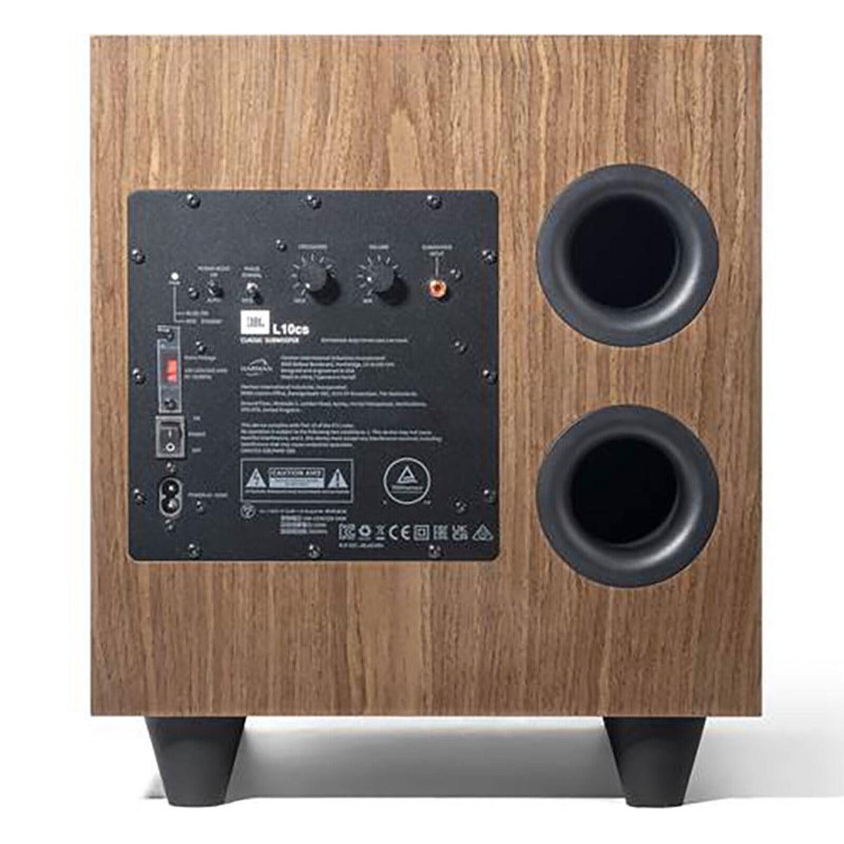 JBL L10CS NOCE Subwoofer attivo bass reflex 250W, Woofer da 25cm cono in Polycellulosa - TechSoundSystem.com