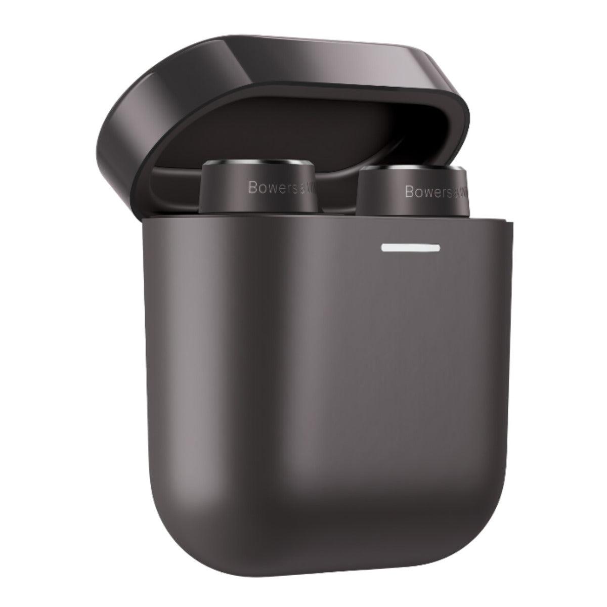 B&W PI5 cuffie in-ear true wireless hifi Charcoal (Nero) con Bluetooth aptX - TechSoundSystem.com