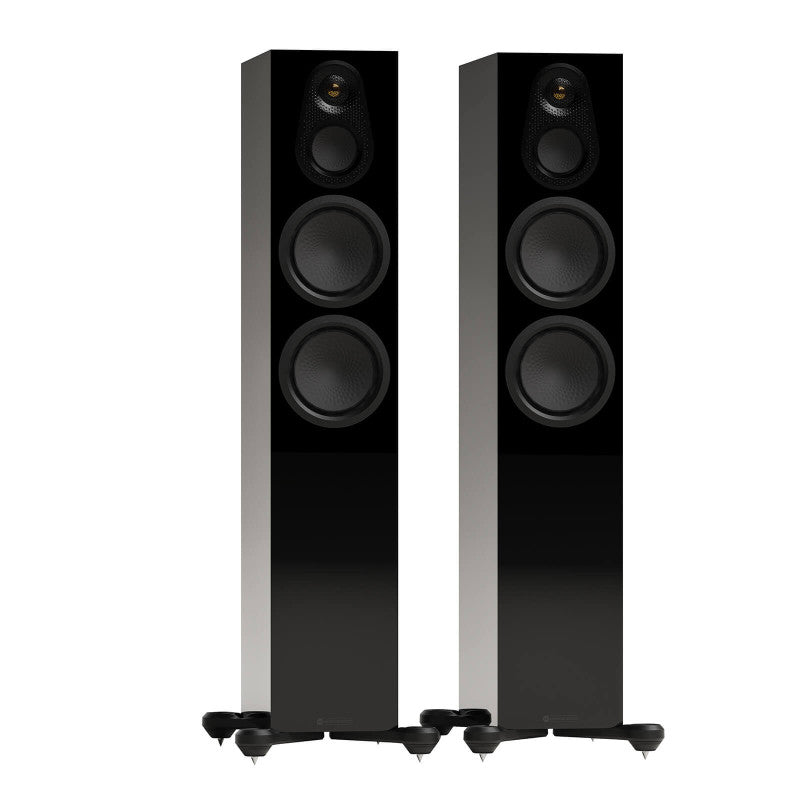 Monitor Audio Silver 300 8G diffusori da pavimento a 3 vie, 2 woofer C-CAM RST III da 6", midrange da 3", tweeter Gold Dome da 25 mm