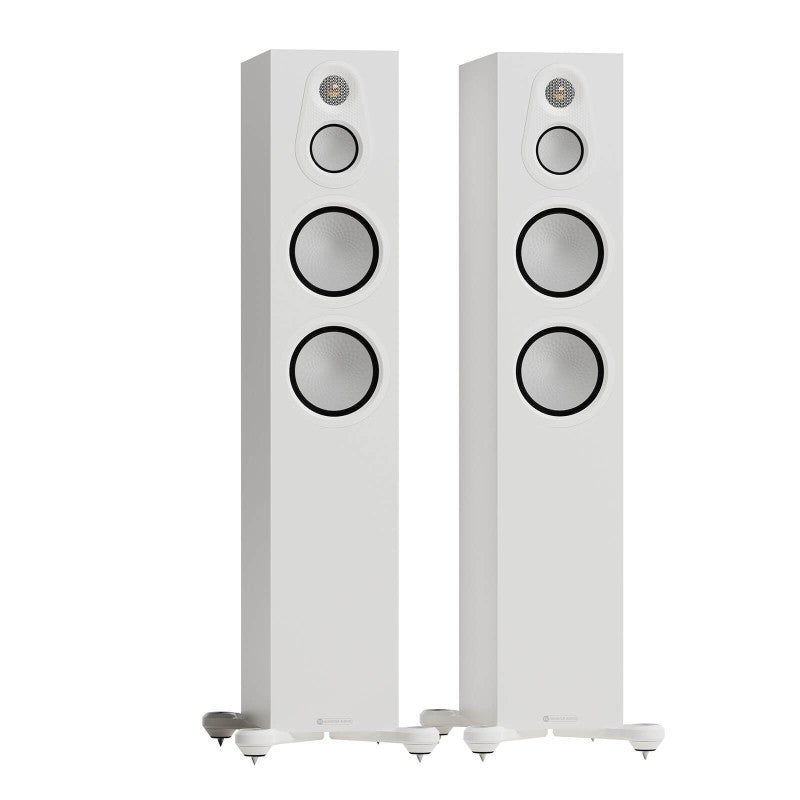 Monitor Audio Silver 300 8G diffusori da pavimento a 3 vie, 2 woofer C-CAM RST III da 6", midrange da 3", tweeter Gold Dome da 25 mm