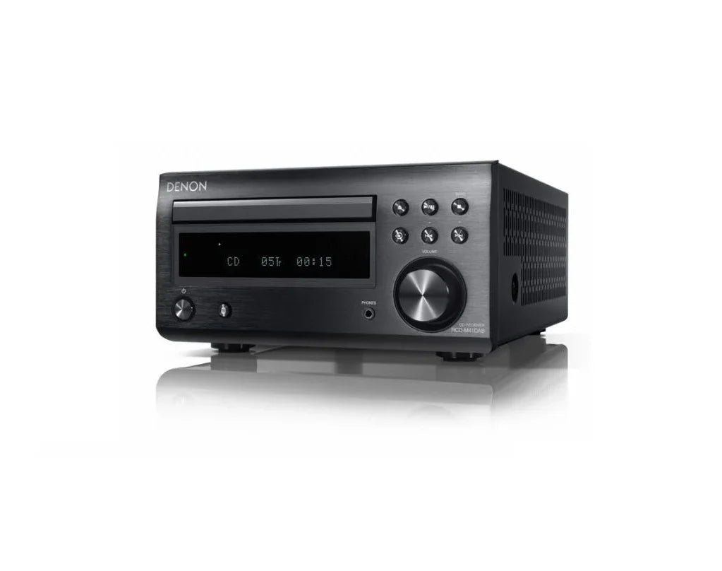 DENON RCD-M41DAB NERO Sintoamplificatore Micro HiFi con CD, Bluetooth e Radio FM/DAB/DAB+