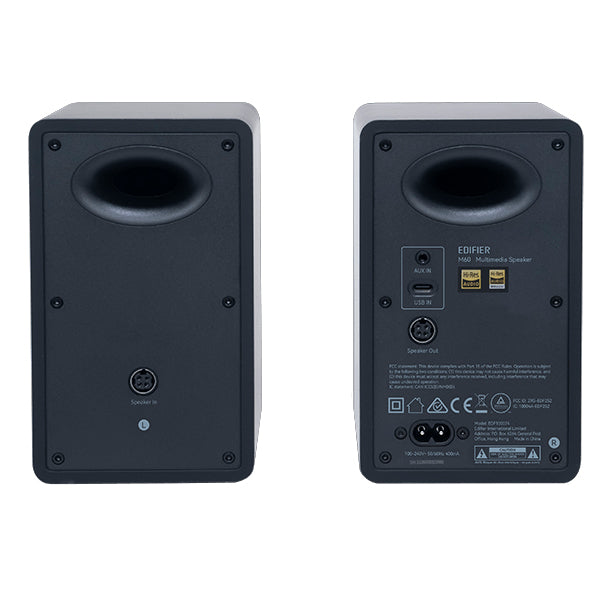 EDIFIER M60 Diffusori attivi wireless compatti 66W RMS, Hi-Res e Bluetooth 5.3 con codec LDAC