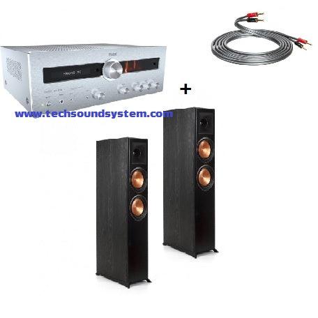 Kit completo Hi-fi: Magnat MA 900 Silver amplificatore integrato + KLIPSCH RP-6000F EBONY coppia diffusori + COPPIA CAVI QED - TechSoundSystem.com