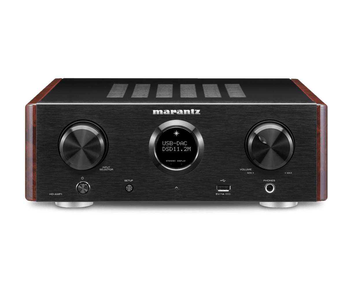 Marantz HD AMP1 amplificatore compatto per cuffie, nero, modalità DAC, 2 ingressi digitali - TechSoundSystem.com