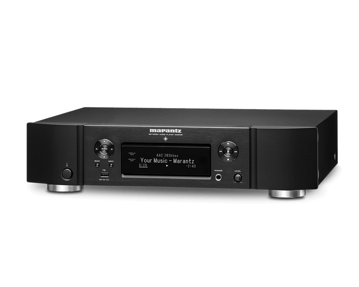 Marantz NA6006 lettore di rete streaming Ethernet, Nero, Wi-Fi dual band MIMO, Bluetooth e Airplay - TechSoundSystem.com