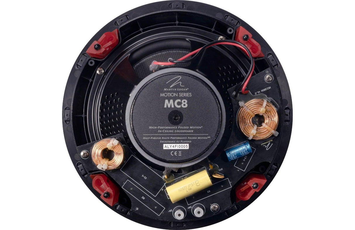 MARTIN LOGAN MC8 Diffusore 2 vie soffitto rotondo Folded Motion coppia 200w - TechSoundSystem.com