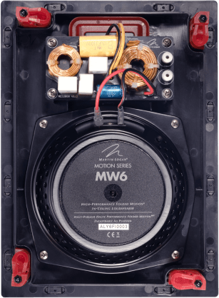 MARTIN LOGAN MW6 diffusori 2 vie soffitto rettangolare Folded Motion coppia 120w - TechSoundSystem.com