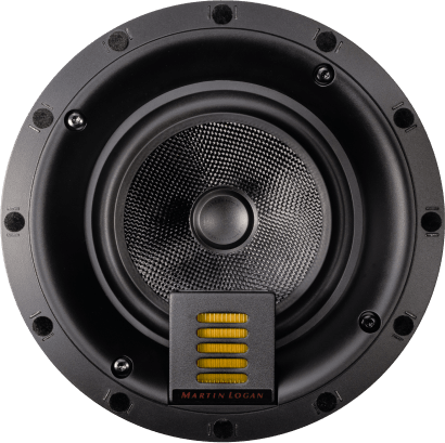 MARTIN LOGAN MC6 diffusori soffitto rotondi 2 vie Folded Motion coppia 150w - TechSoundSystem.com