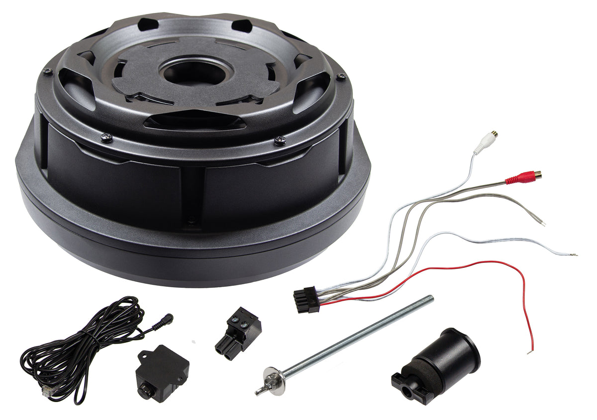 ESX V1100AV2 subwoofer attivo da incasso per vano ruota di scorta 280 mm 300W