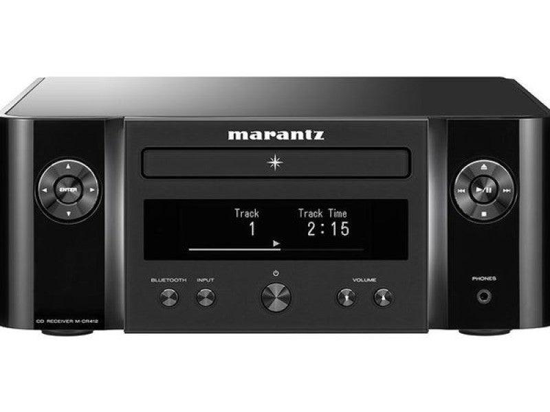 Marantz MELODY STREAM M-CR412 BLACK Sintoamplificatore CD con Bluetooth e DAB+, 2x 60W - TechSoundSystem.com